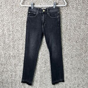 DL1961 Jeans Women’s 12 Emie High Rise Straight Leg Tornado Gray Denim